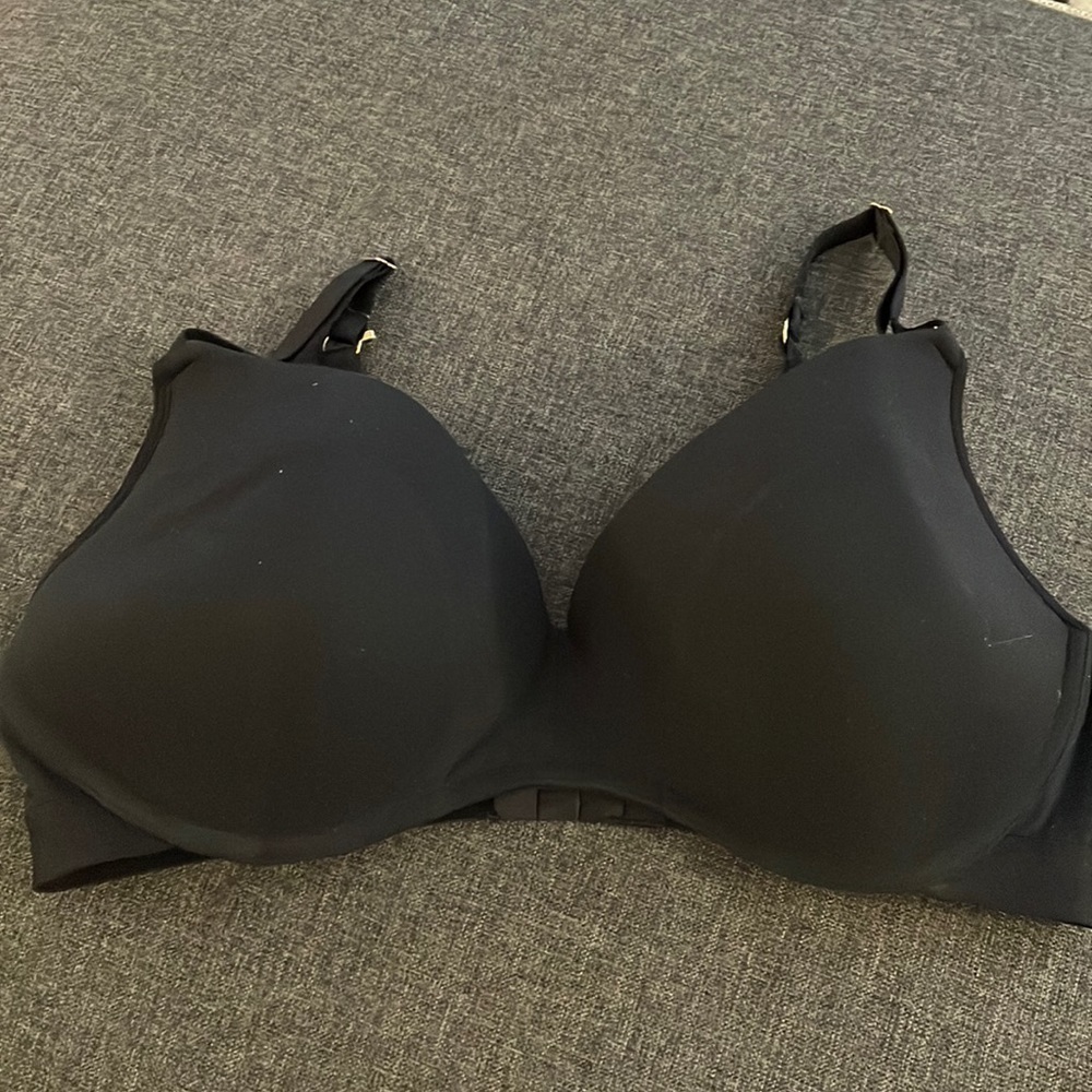 Lively sz 38 DD black wireless black bra WL281